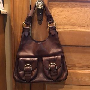Banana Republic leather shoulder bag